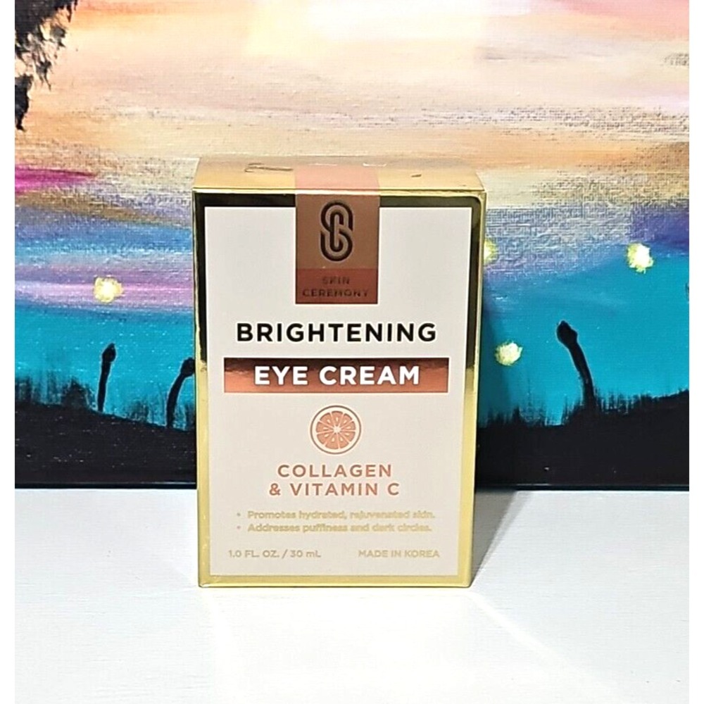 Skin Ceremony ~ Brightening Eye Cream (Collagen & Vitamin C) 1.0 fl. oz
